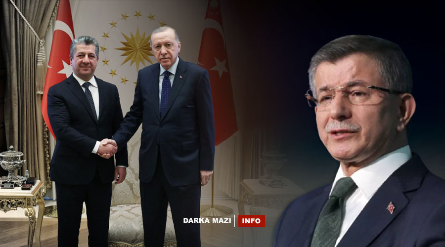 Davutoglu -Mesrûr Barzanî -info