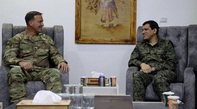 Mezlûm Ebdî û Fermandarê CENTCOMê rewşa Sûriyê nirxandin