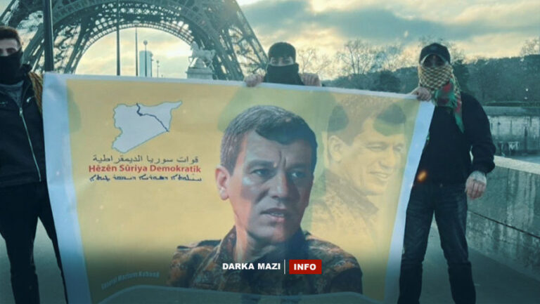 Di dîroka PKK’ê de derzek çêbû, li meşa Parîsê li şûna wêneyê Ocalan, wêneyê Mezlûm Ebdî hat bilindikirin