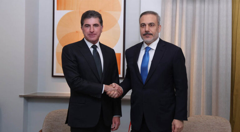 Nêçîrvan Barzanî û Hakan Fîdan ewlehî û aramiya navçeyê gotûbêj kirin