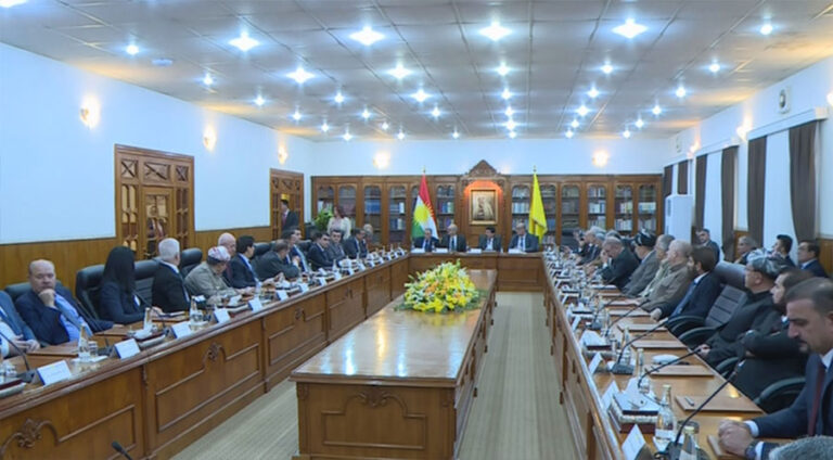 Hêzên siyasî li ser pirsa mûçeyan û helwesta Herêmê civiyan