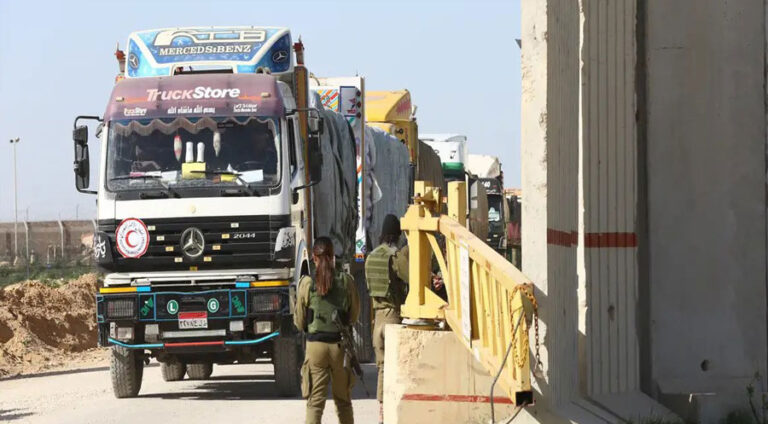 Israîlê rê da ku alîkariyên mirovî bigihîjin Xezzeyê