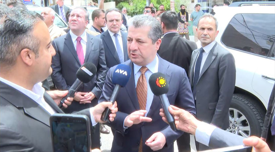Mesrûr Barzanî: Em hêvî dikin ku hikûmeta federal pirsa mûçeyan neke dozeke siyasî