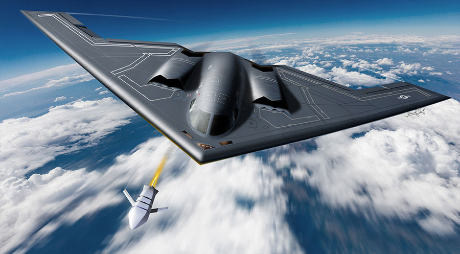 Amerîkayê bi balefira B-2 ve li Îranê da