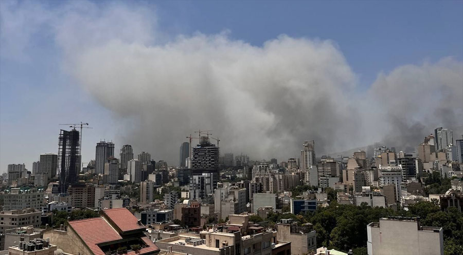 Li bakurê Tehranê elektrîk hat qutkirin