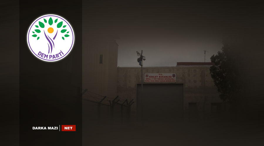 Şandeyeke DEM Partiyê îro serdana Abdullah Ocalan dike