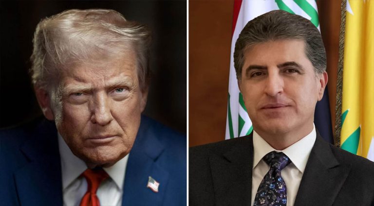 Trump nameyek ji Nêçîrvan Barzanî re şand