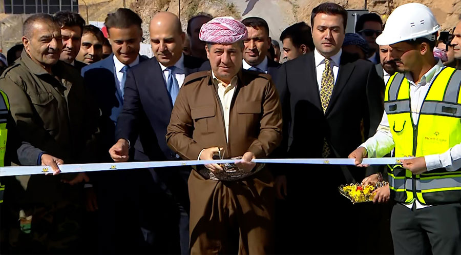 Mesrûr Barzanî cadeya dualî ya Hacî Omeranê vekir