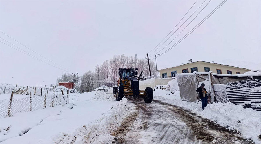 Li parêzgehên Colemêrg û Wanê ji ber berfê rêyên 172 gundan hatin girtin