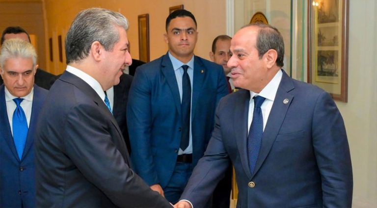 Mesrûr Barzanî û Sîsî tekez li ser pêşxistina veberhênan û bazirganiya dualî kir