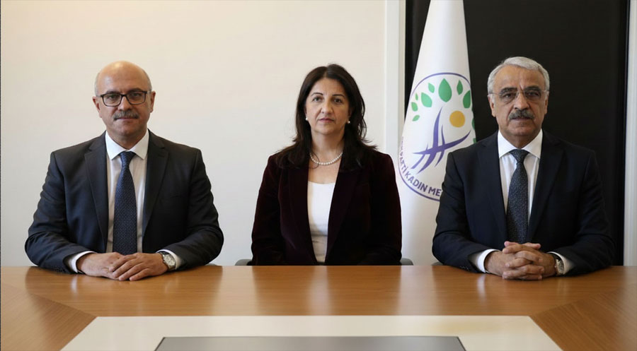 Şanda Îmraliyê serdanên xwe didomîne: Îro bi CHP û EMEPê re dicive