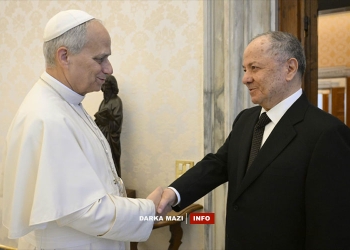 Serok Barzanî û Papa Leo li Vatîkanê civiyan