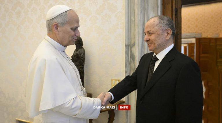 Serok Barzanî û Papa Leo li Vatîkanê civiyan