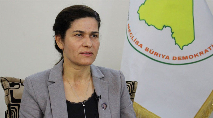 Îlham Ehmed: Tu kesek bi tena serê xwe xwediyê Sûriyeyê nîne