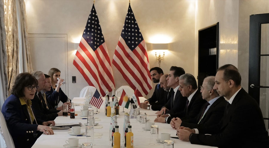 Nêçîrvan Barzanî û şandeyeke Kongressa Amerîkayê civiyan