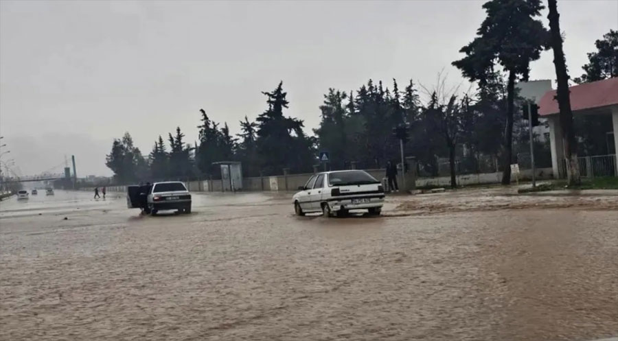 Li du navçeyên Rihayê ji ber barana zêde dibistan bo rojekê hatin girtin