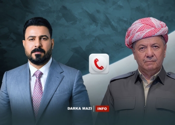 Serok Barzanî pîrozbahî li serokwezîrê raspardî Elî zeydî kir