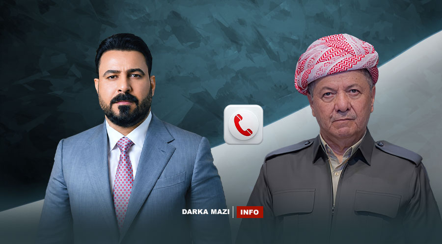 Serok Barzanî pîrozbahî li serokwezîrê raspardî Elî zeydî kir