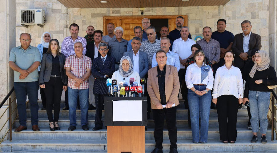 Daxuyaniya 21 Partî û Rêxistinan li Qamişlo feryada binketina PKK’ê ye