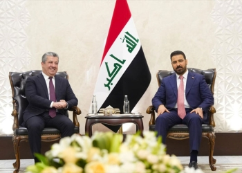 Serokwezîr Mesrûr Barzanî û hevtayê xwe yê Iraqî Alî Zeydî li Bexdayê civiyan