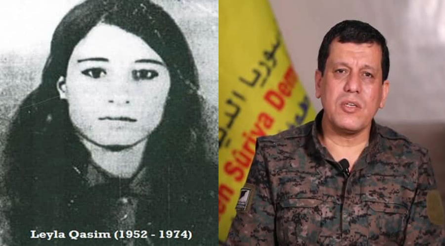 Mezlûm Ebdî: Leyla Qasim sembola rûmet û berxwedana jina Kurd e