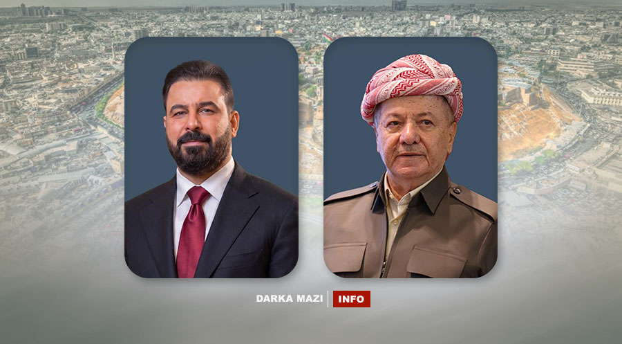 Civîneke bilind li Hewlêrê: Elî Zeydî û Serok Barzanî civiyan