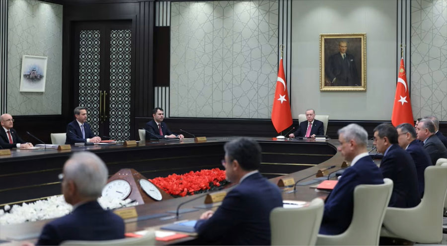 Kabîneya Tirkiyeyê li ser pêvajoya aştiyê û aloziya Hurmizê dicive