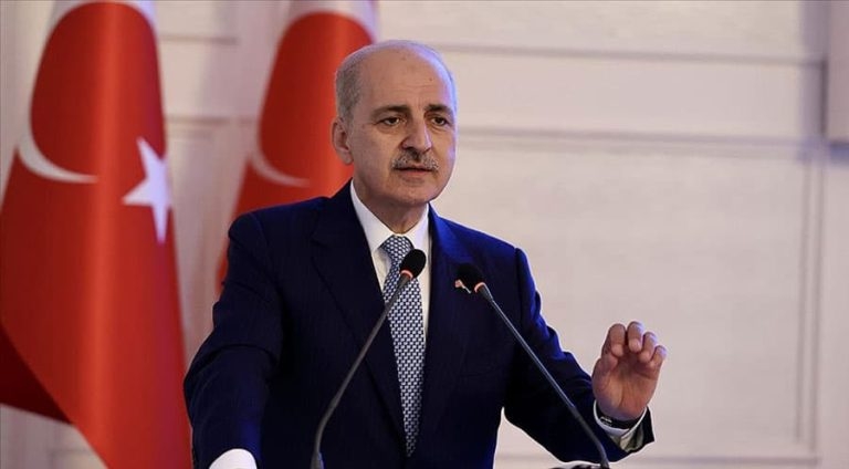 Numan Kurtulmuş ji bo qanûna pêvajoya aştiyê serdana firaksiyonên parlamentoyê dike
