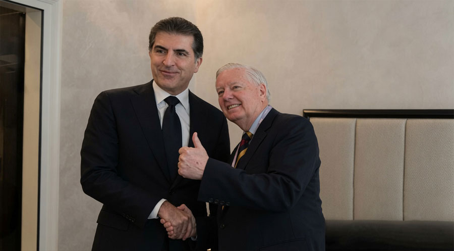 Nêçîrvan Barzanî: Lindsey Graham dostekî binirx ê gelê kurd bû