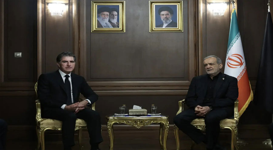 Serokkomarê Îranê û serokê Herêma Kurdistanê li Tehranê civiyan