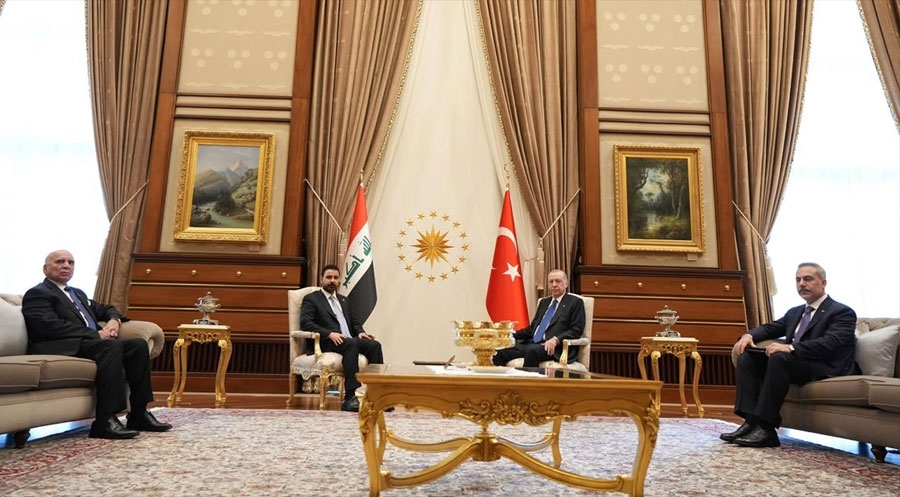 Serokwezîrê Iraqê li Enqereyê ji aliyê Erdoğan ve hate pêşwazîkirin