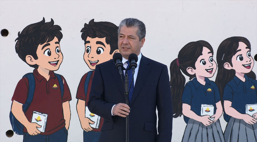 Serokwezîr Mesrûr Barzanî zengilê sala nû ya perwerdeyê lêxist