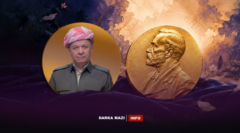 Mafê Serok Barzanî ye ku Xelata Nobelê Wergire